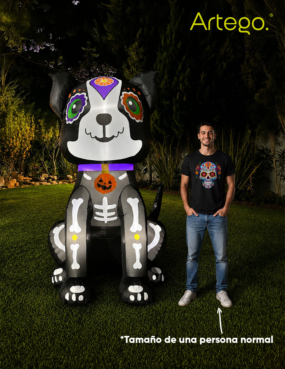 Inflable decorativo forma de perro 3