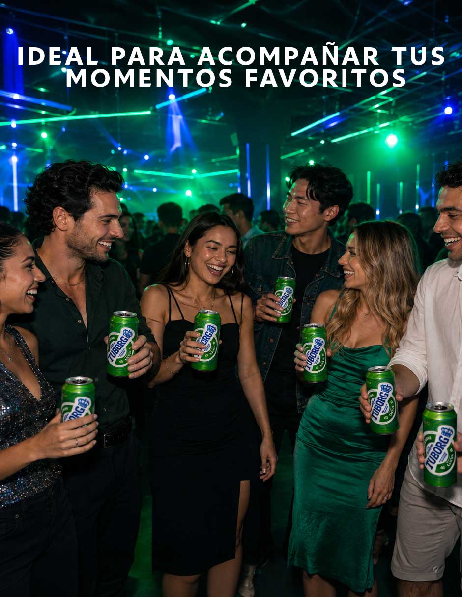 Cerveza clara TUBORG Lager amargo 500 ml