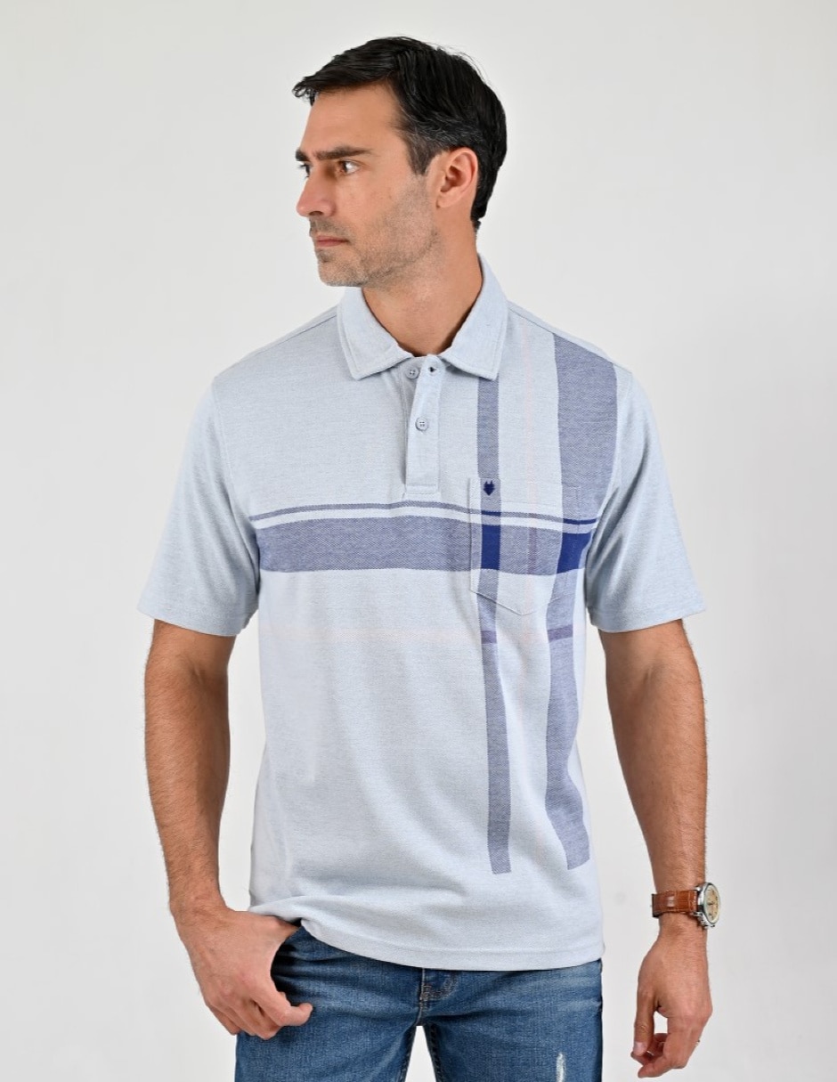 Playera tipo polo para hombre