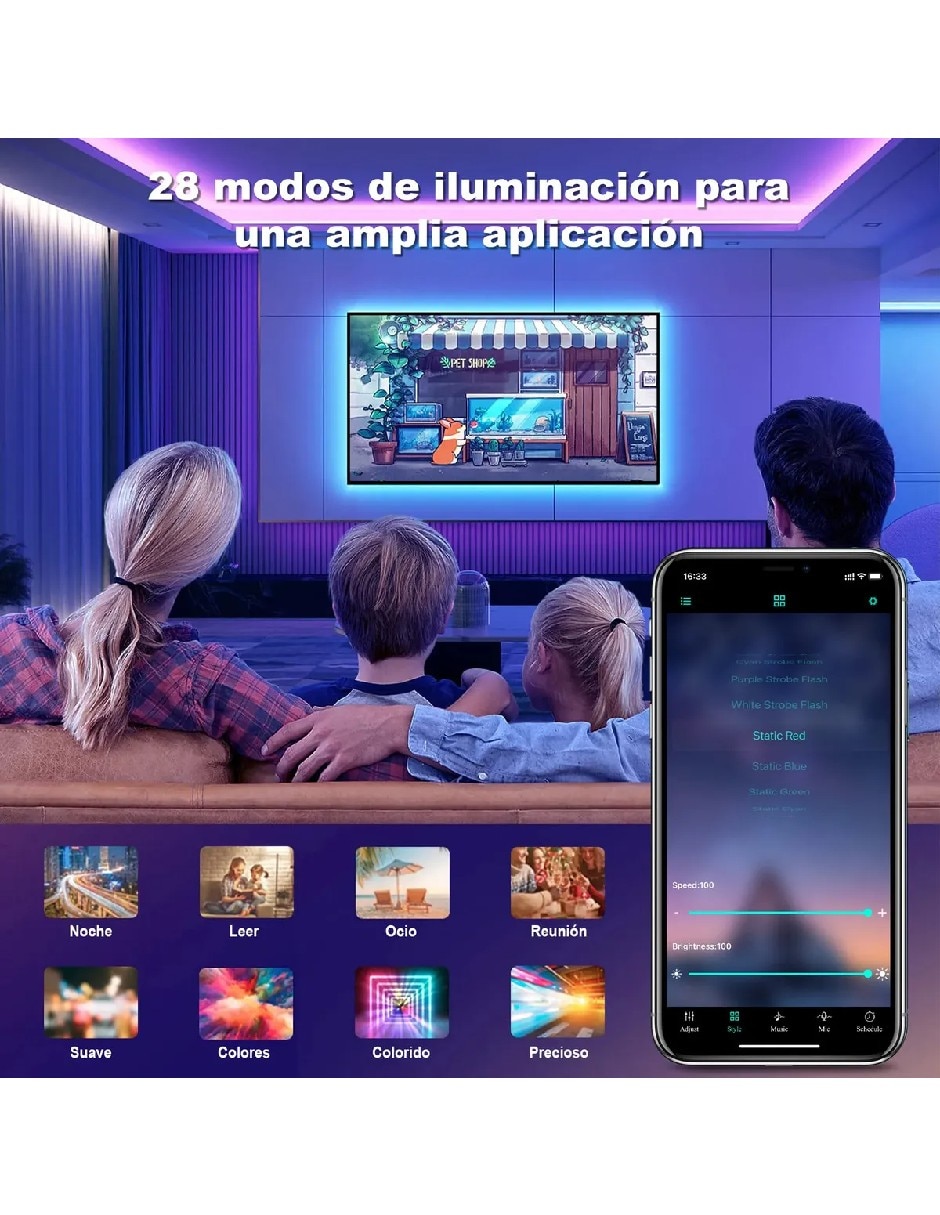 Tira led smart LED 12916GU con 500 focos 3