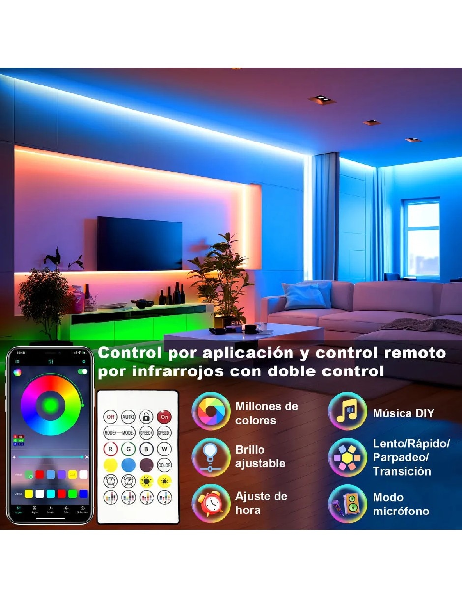 Tira led smart LED 12916GU con 500 focos 4