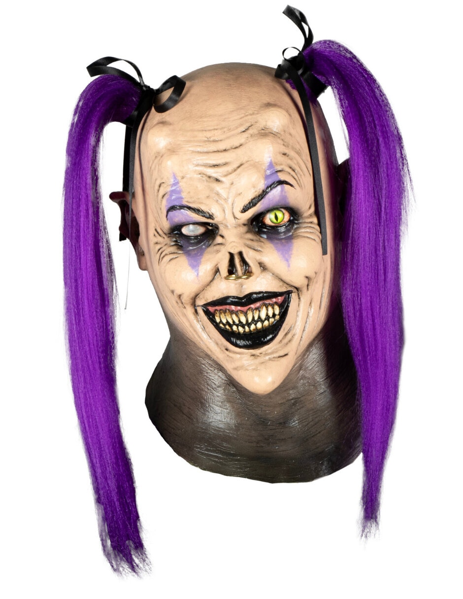 Máscara para disfraz de Payaso Creepy