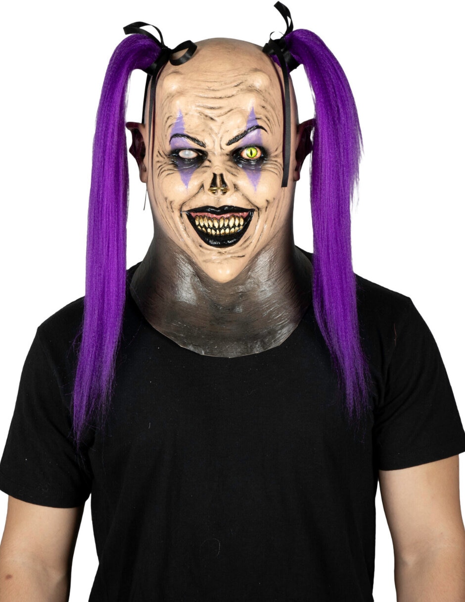 Máscara para disfraz de Payaso Creepy 2