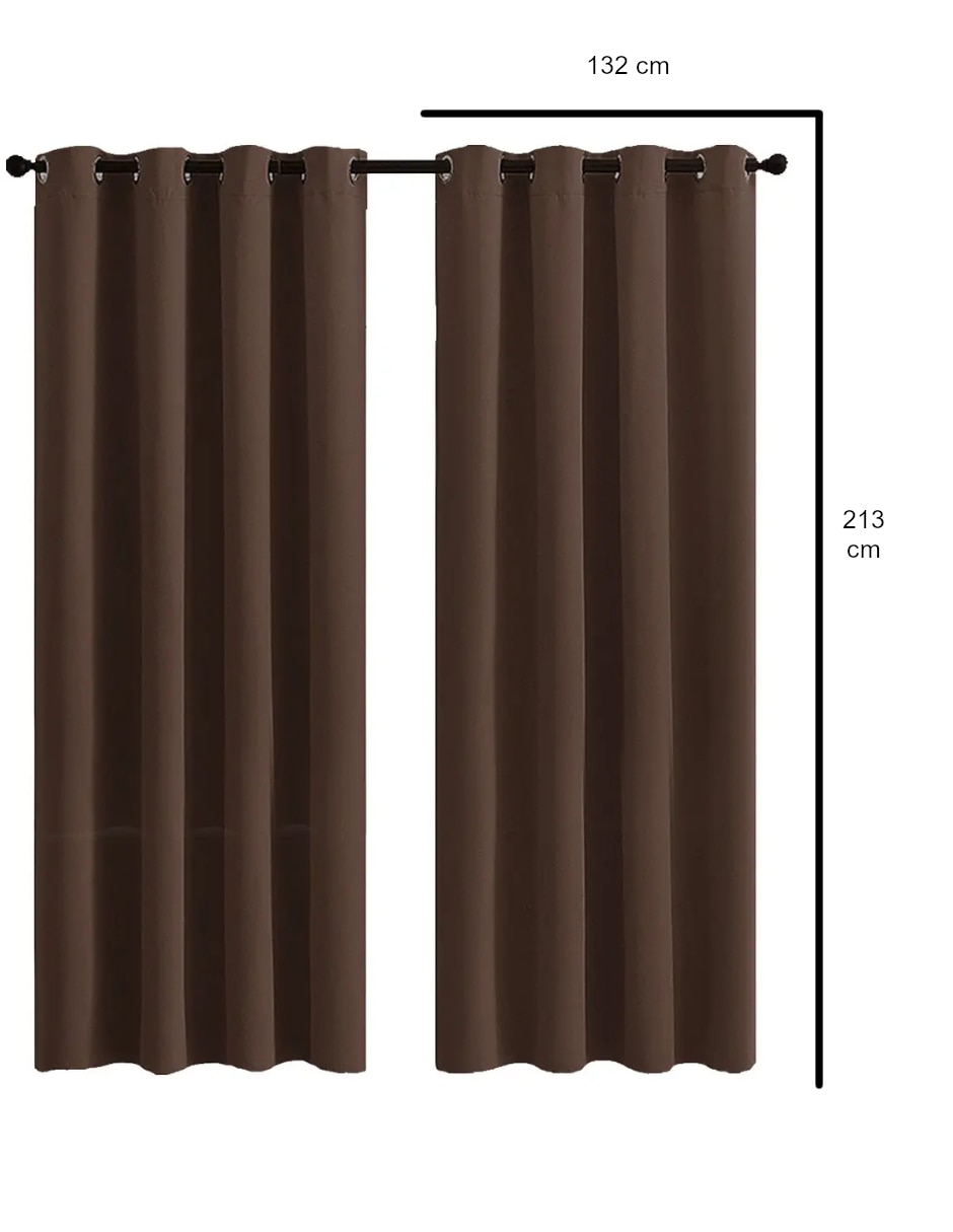 Set cortina Black out 5