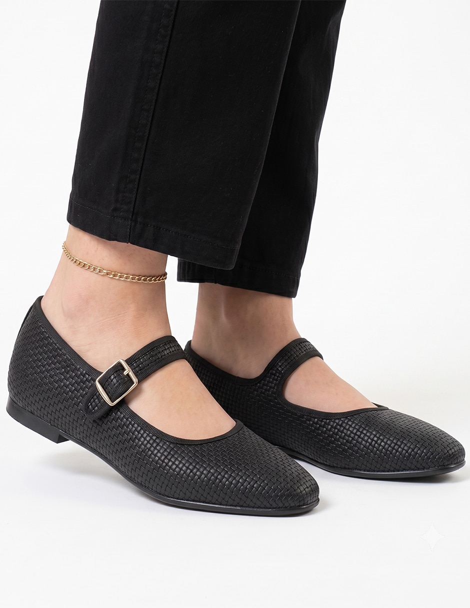 Mary Jane Flats de Sintético para mujer 4