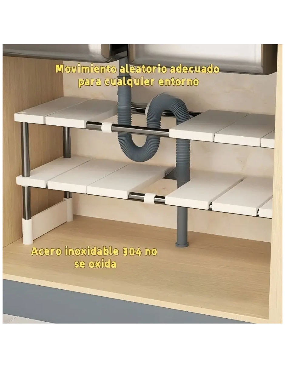 Organizador de fregadero armable 3