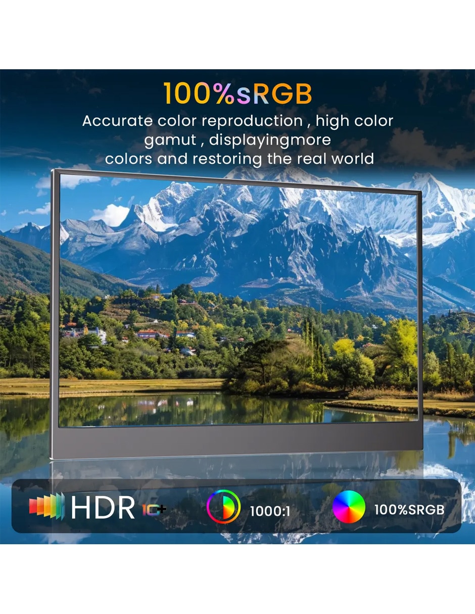 Monitor portátil Th-Zj Ips Full HD 14 pulgadas th-zj 2