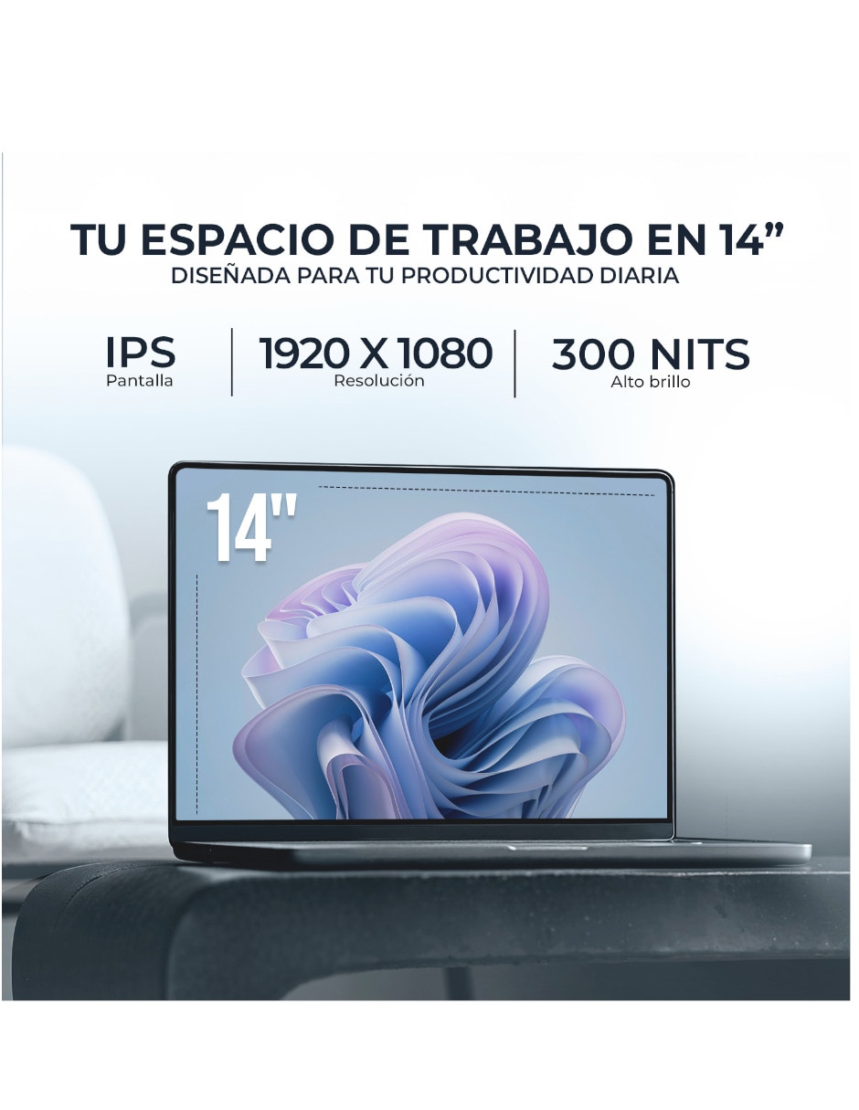 Laptop B77c3lt#abm 14 pulgadas Full HD Intel core 5 Integradas 8 GB RAM 512 GB SSD 8