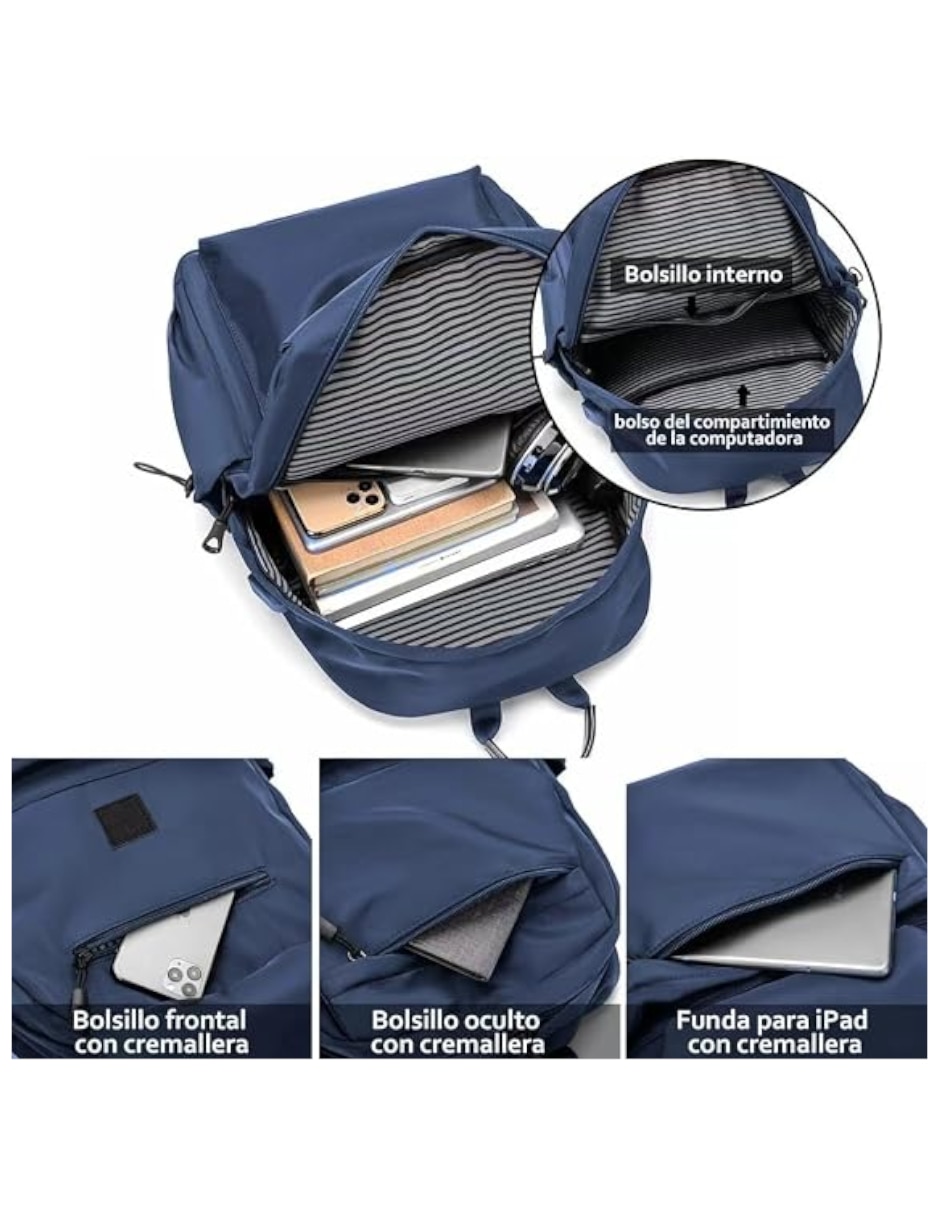 Mochila con portalaptop genérica unisex