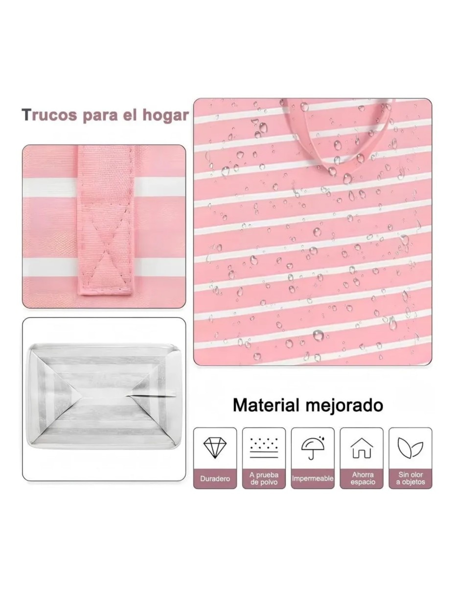 Cesto para ropa de tela 2