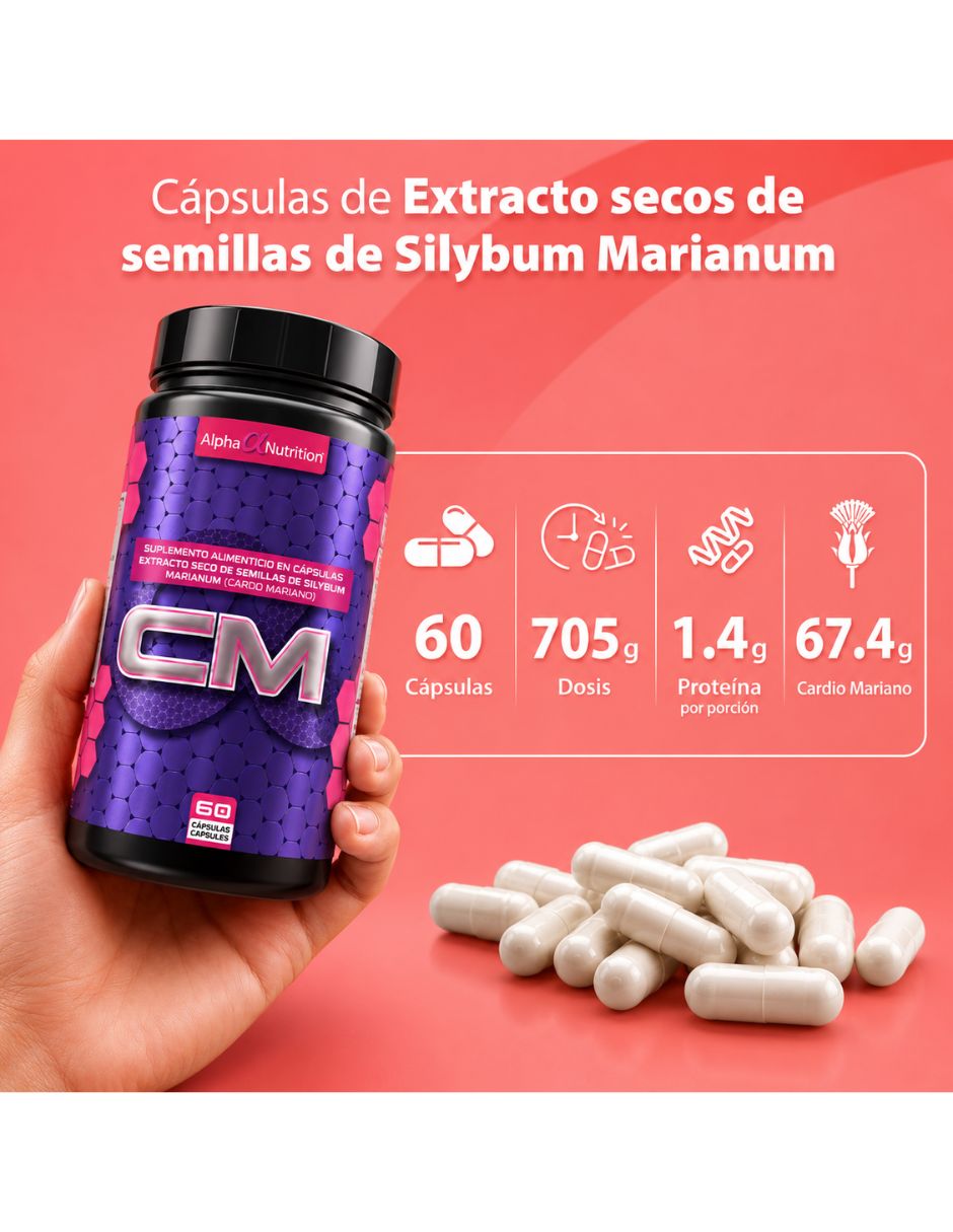 CM con cardo mariano de 60 cápsulas 3