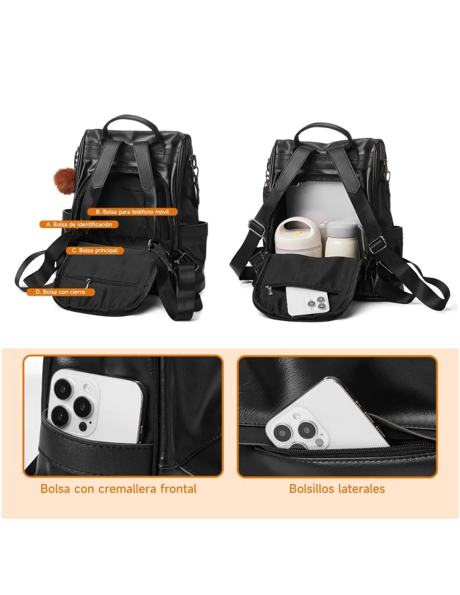 Mochila Antirrobo Genérica impermeable para mujer