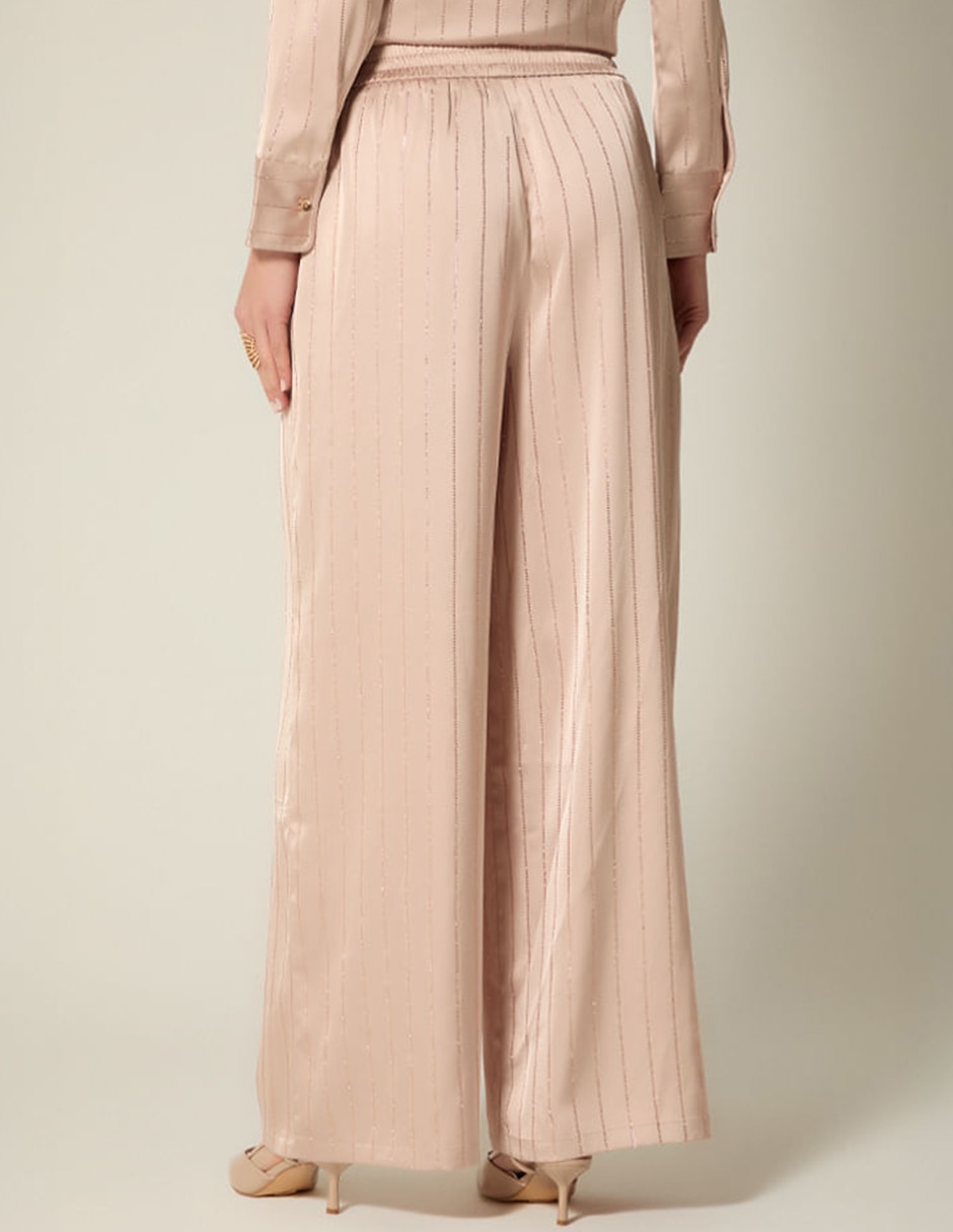 Pantalón easy pant studio f palazzo para mujer