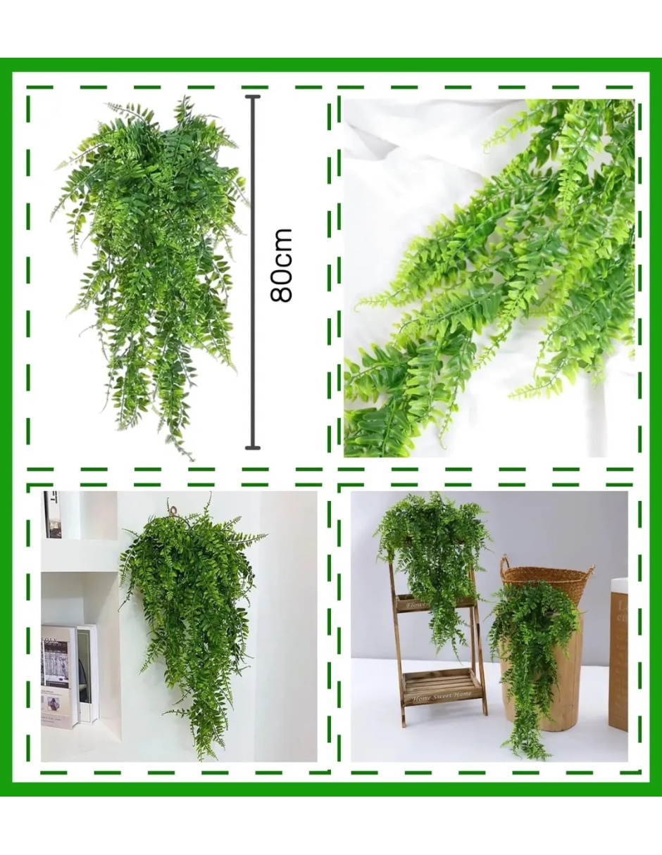 Set de planta colgante Ivy Natural 4