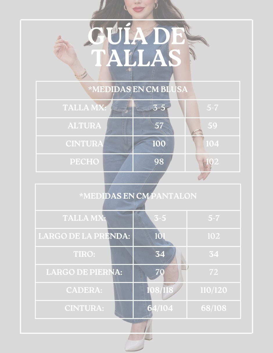 Conjunto Casual Conjunto de Mezclilla para Mujer 2 Piezas con Blusa de Tirantes y Pantalón Pierna Recta Cintura Alta de Mezclilla para No aplica Mujer 6