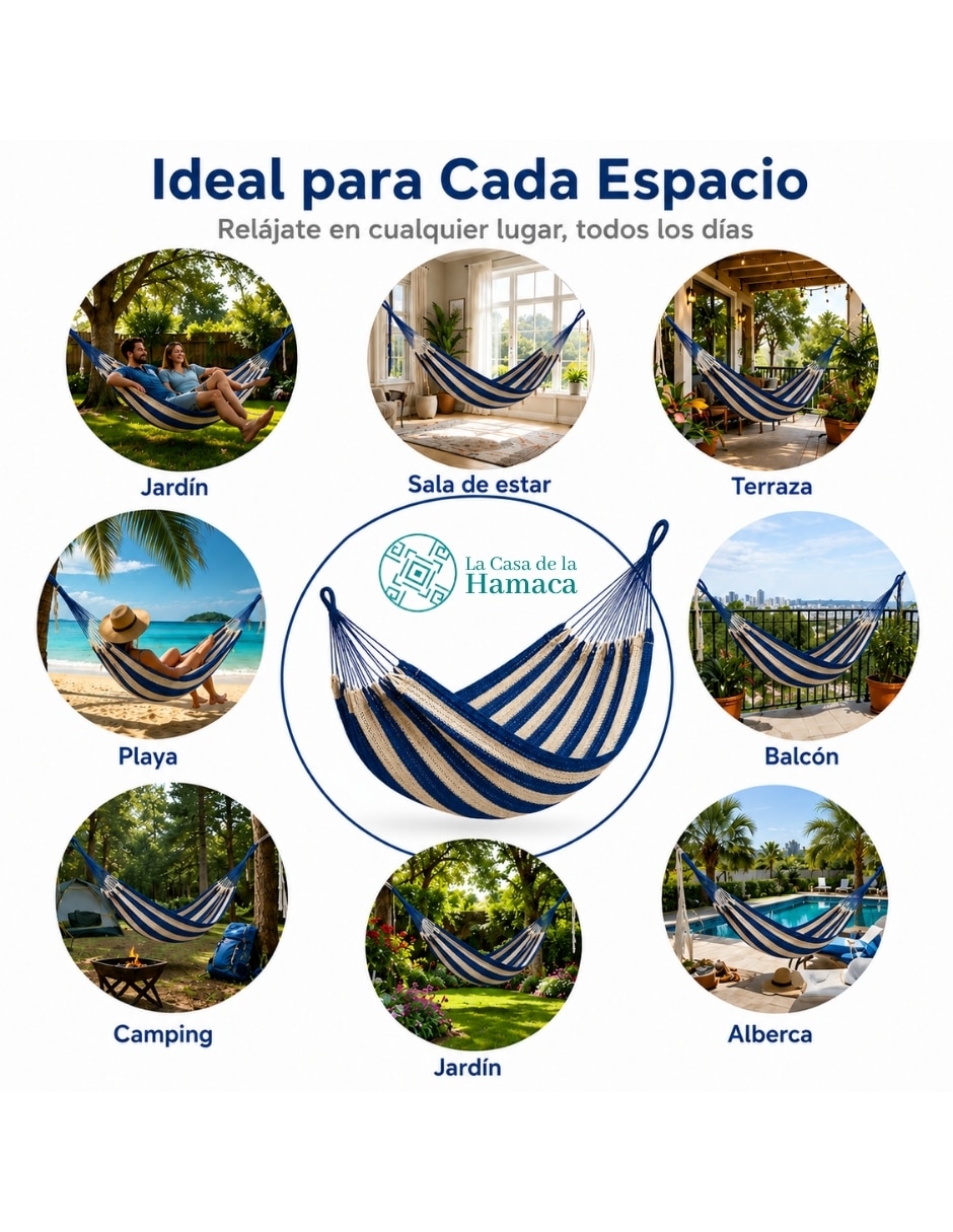 Hamaca artesanal La casa de la hamaca