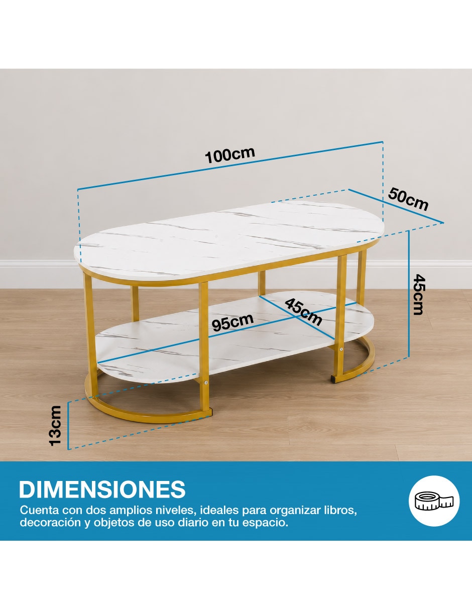 Mesa de centro armable de acero 5