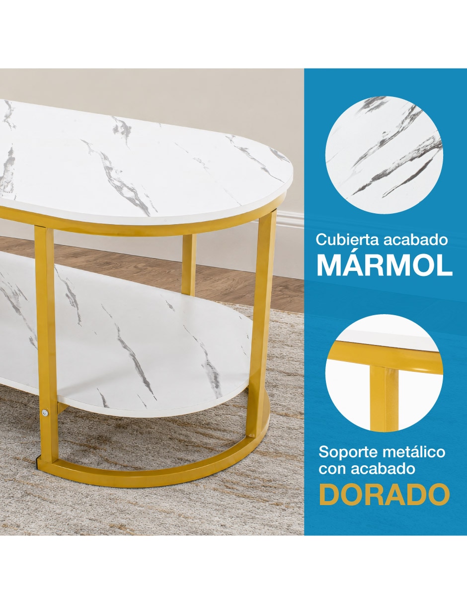 Mesa de centro armable de acero 2