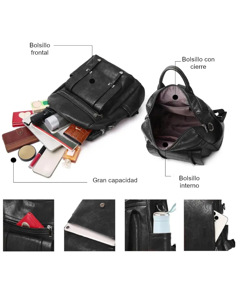 Mochila antirrobo Genérica impermeable para mujer