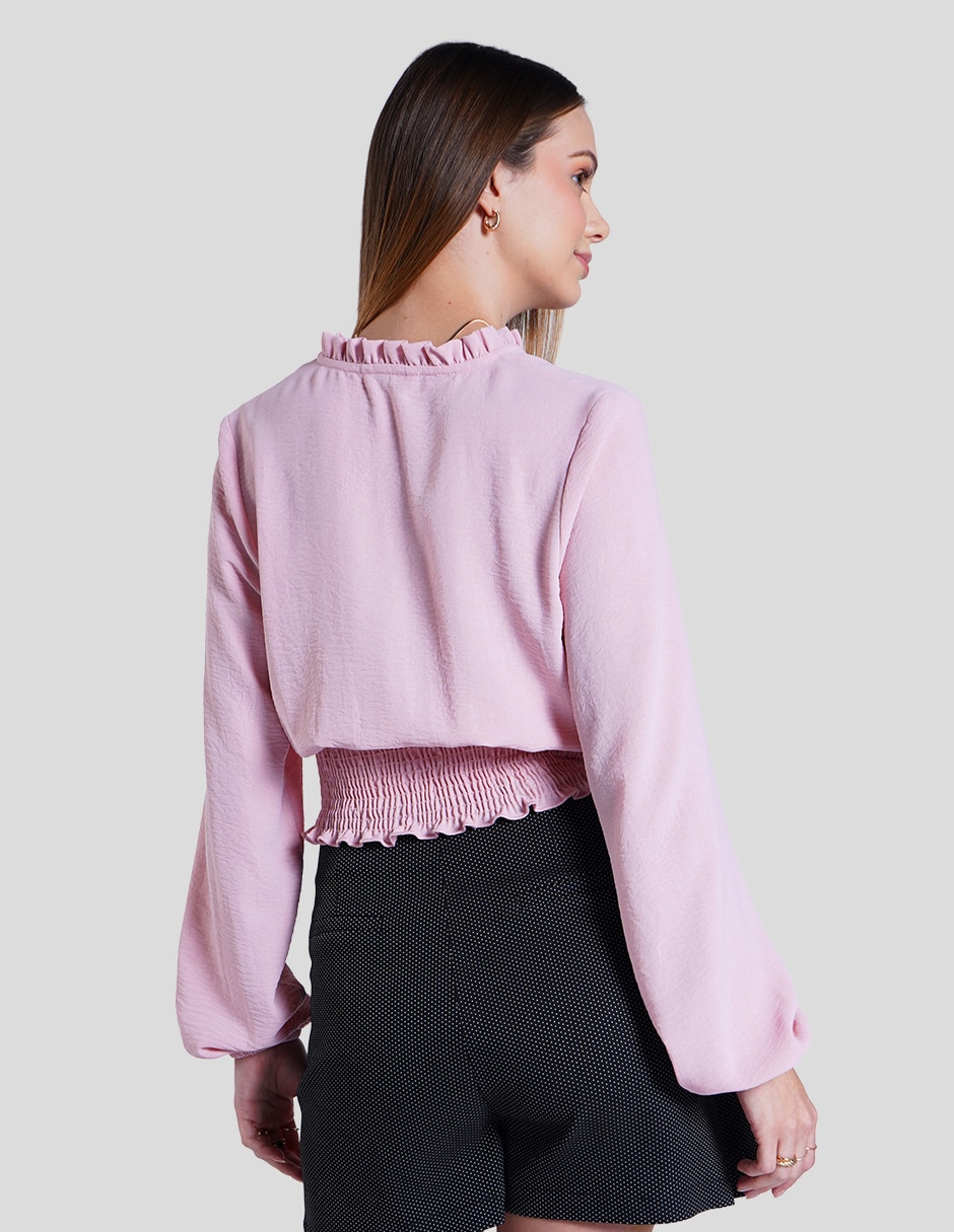 Blusa salsa manga larga para mujer