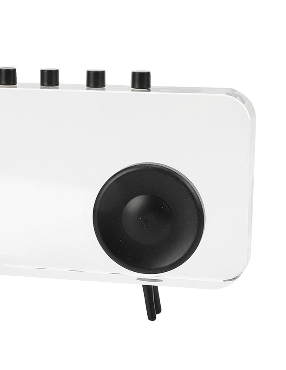 Figura decorativa de radio de vidrio 2