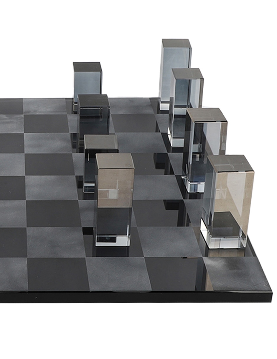 Set de figura decorativa de ajedrez de vidrio 2
