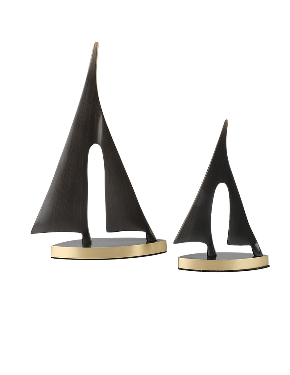 Set de figura decorativa de Velero de acero Set de figura decorativa de Velero de acero