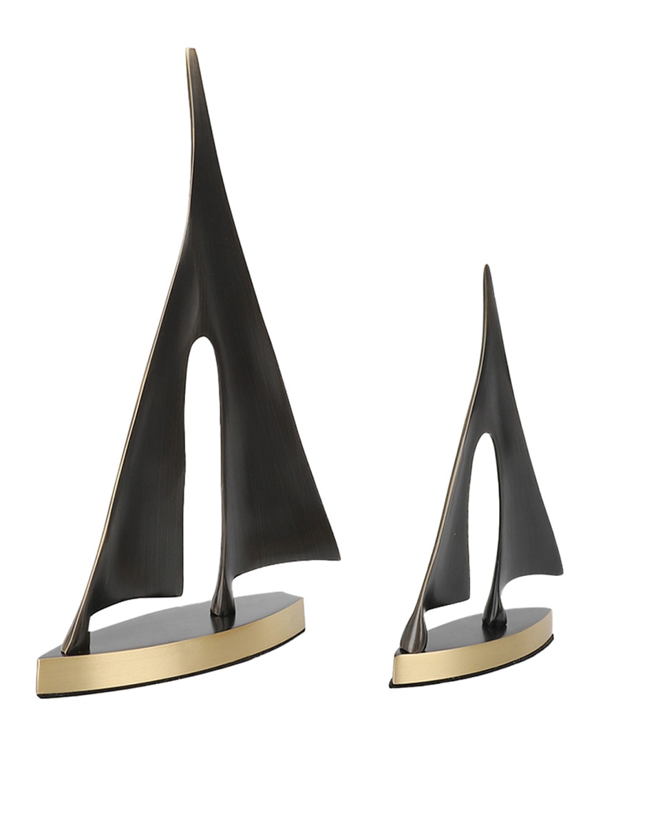 Set de figura decorativa de Velero de acero 2