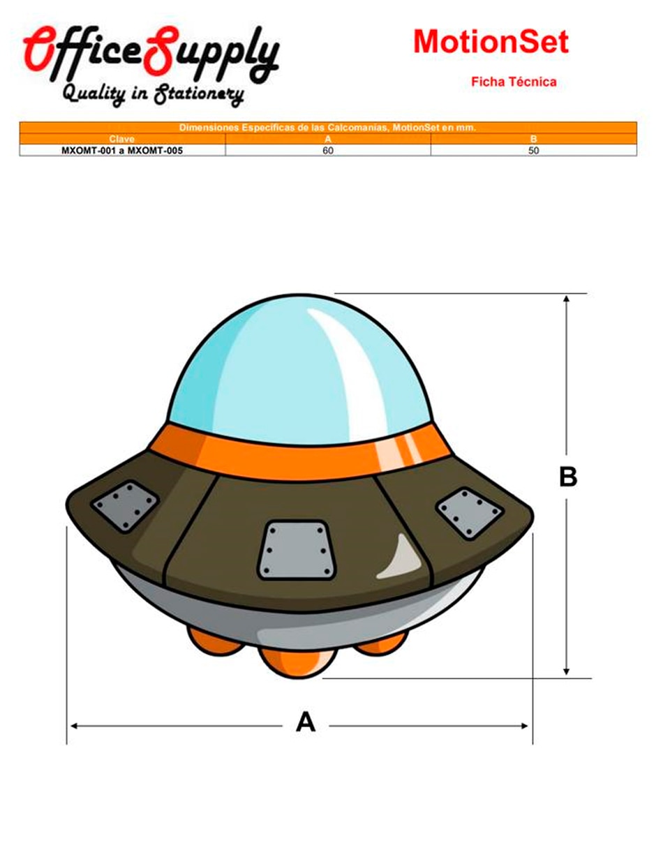Kit de calcomanía office dimensions 4