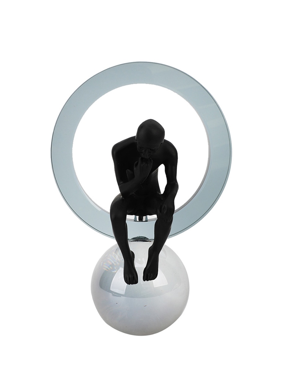 Figura decorativa de hombre izy de vidrio