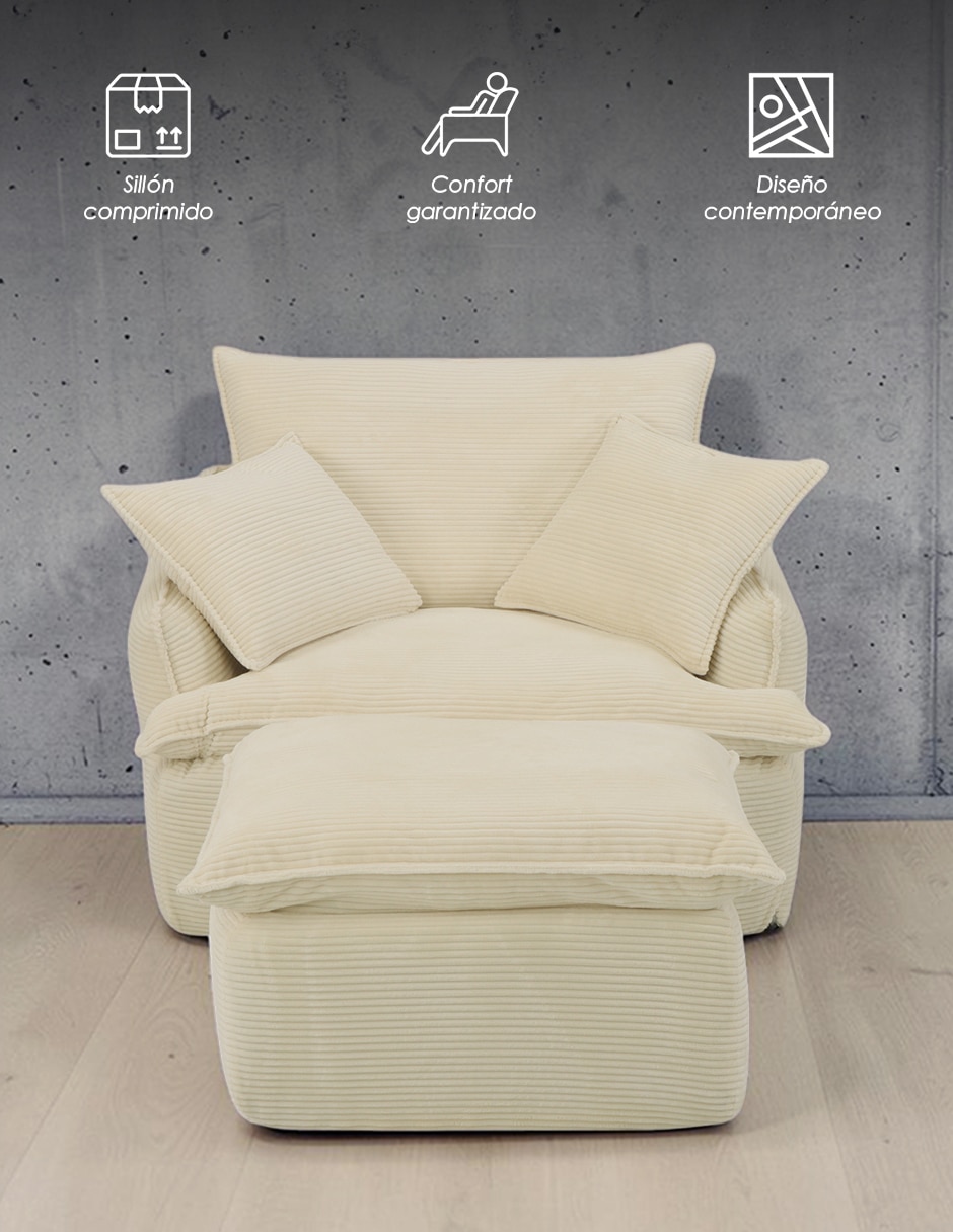 Juego de asiento con taburete Lounge Ilios Innova