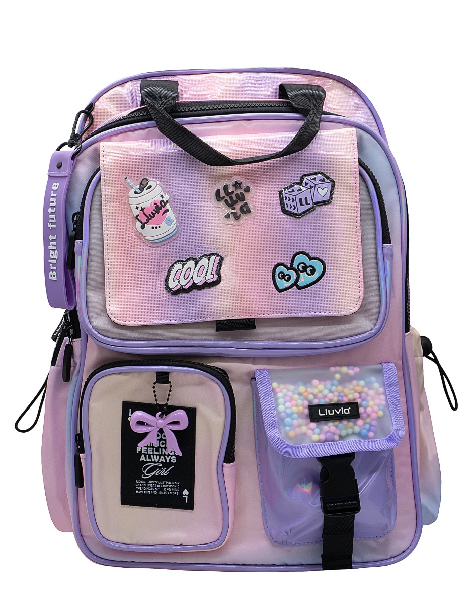 Mochila escolar Lluvia para niña