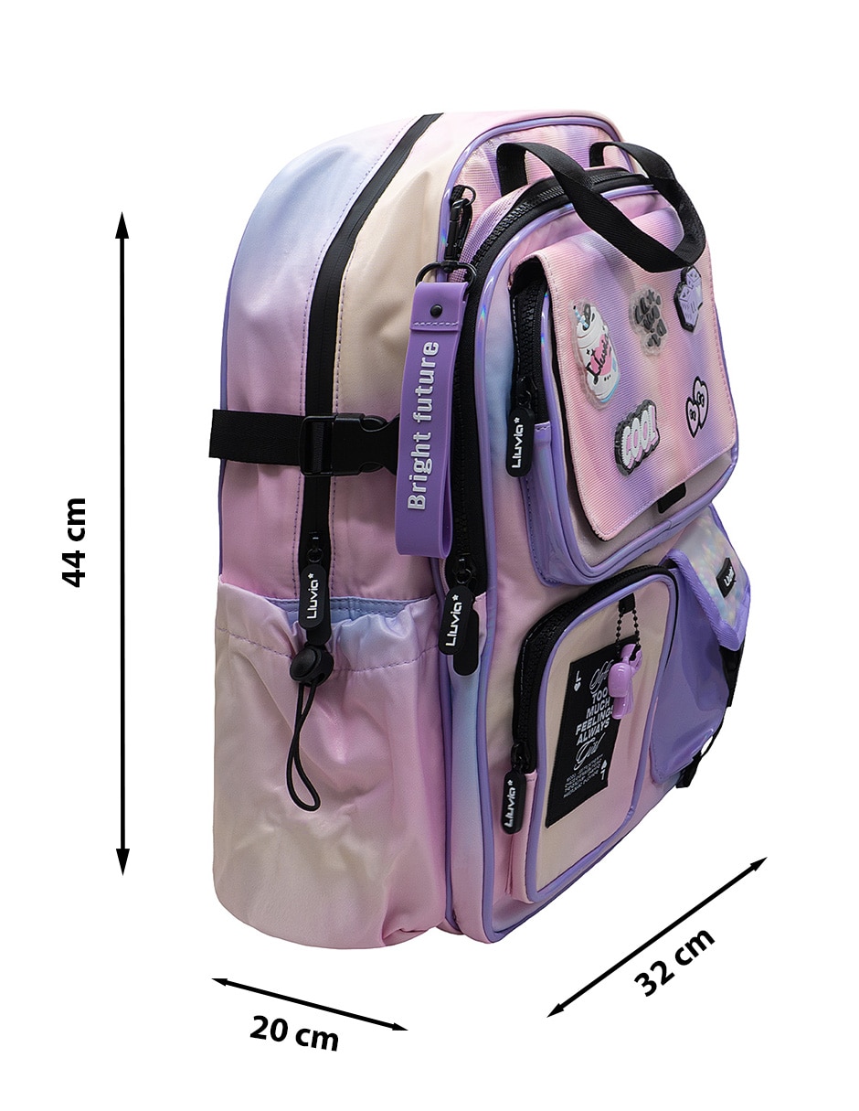 Mochila escolar Lluvia para niña