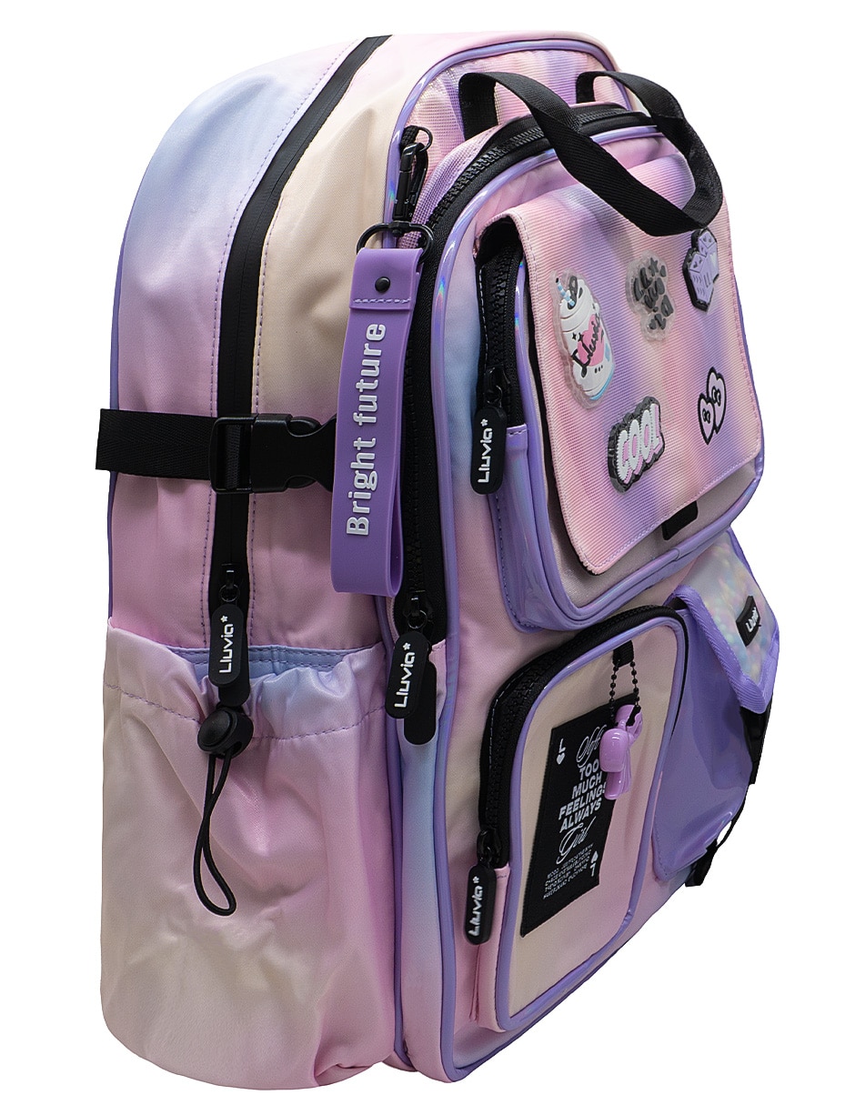 Mochila escolar Lluvia para niña