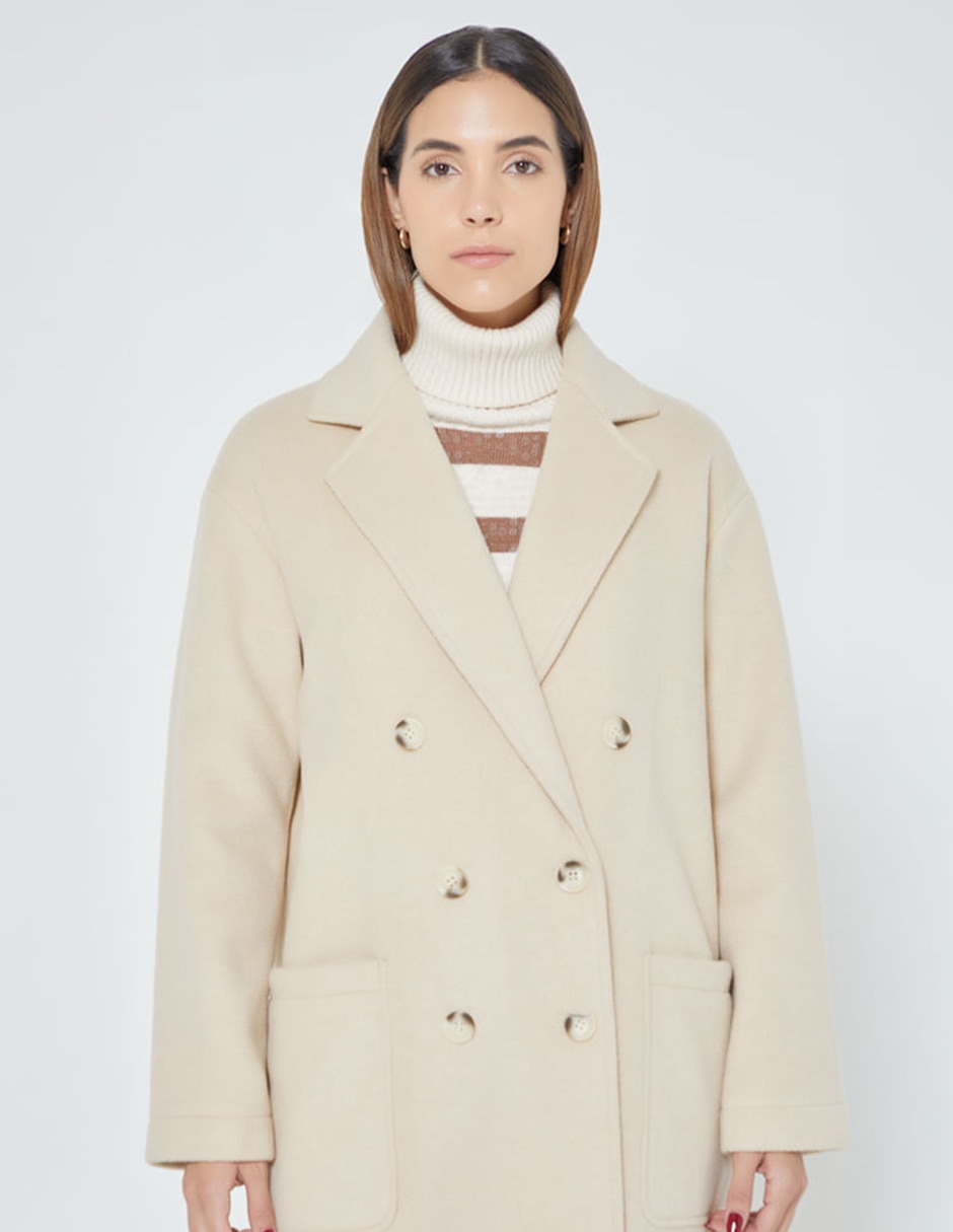 Gabardina No Con bolsillos para mujer 1