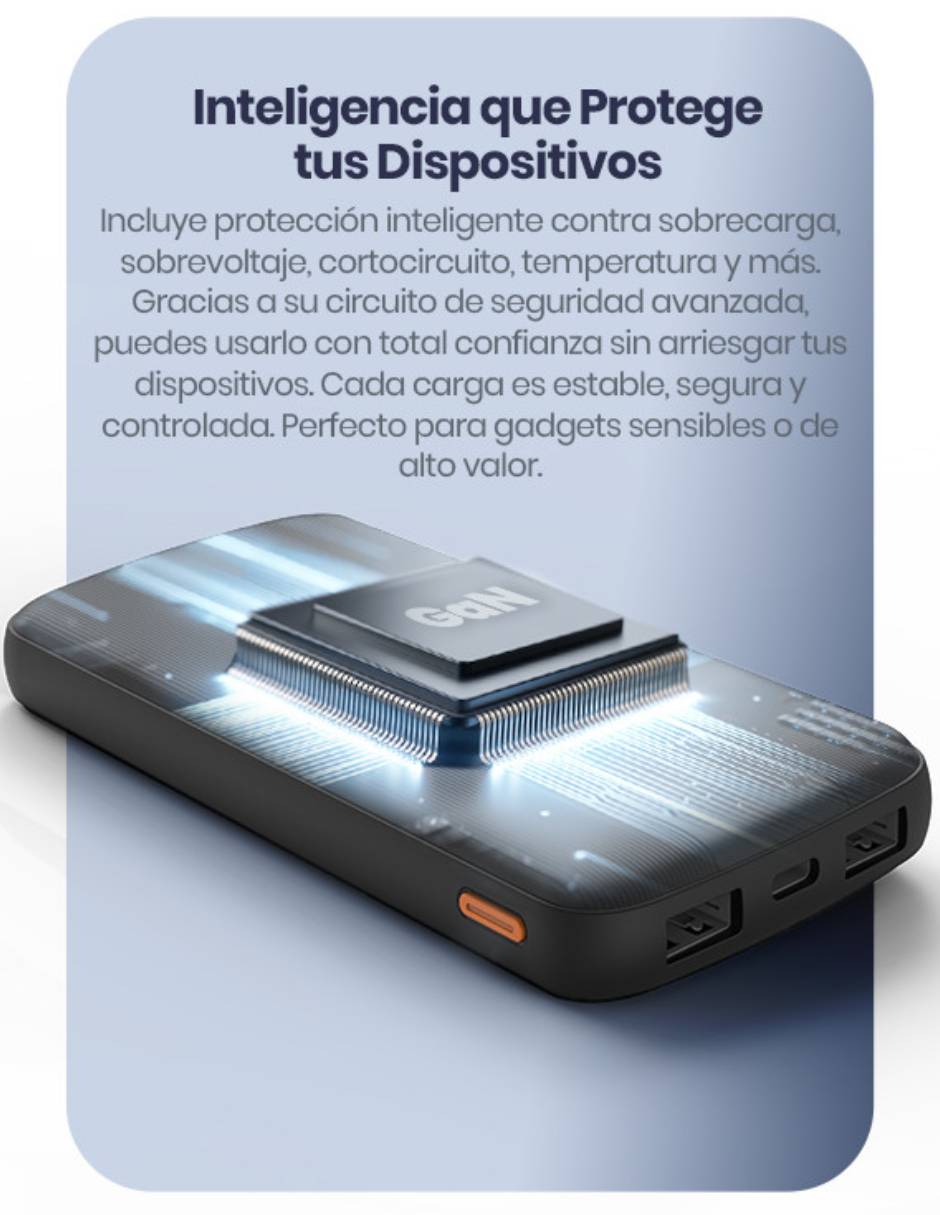 Batería portátil 10000 mAh 12