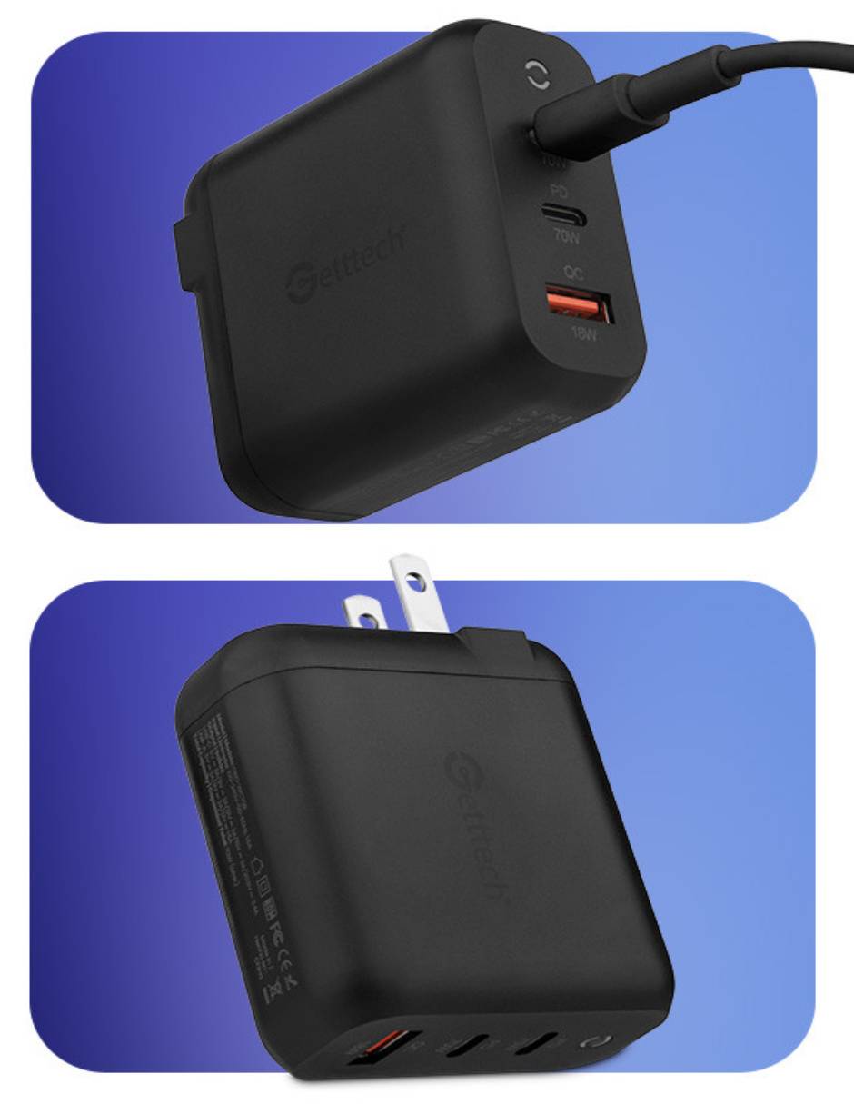 Cargador pared GBD-WC70B USB tipo A + USB tipo C 70 W 11