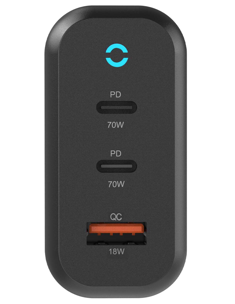 Cargador pared GBD-WC70B USB tipo A + USB tipo C 70 W 6