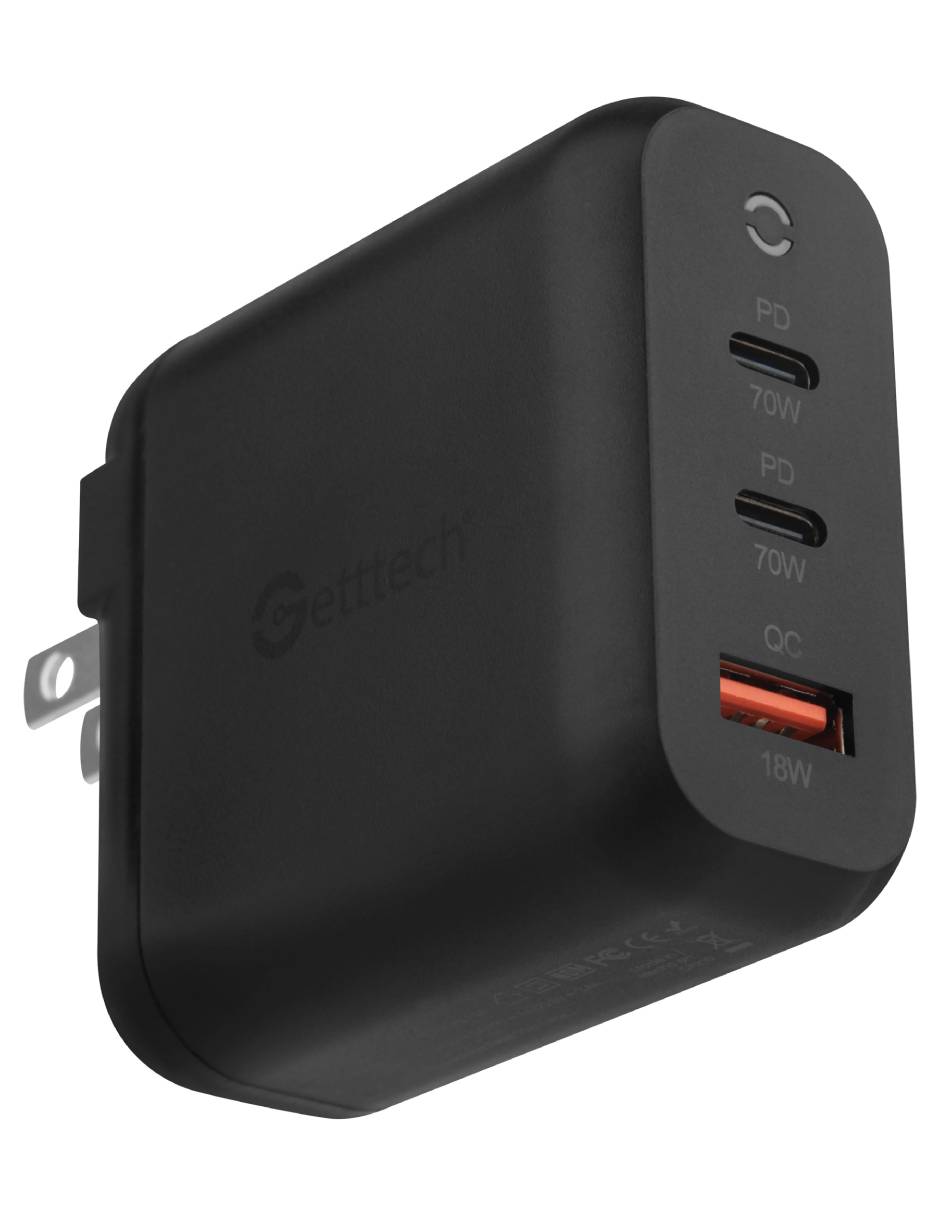 Cargador pared GBD-WC70B USB tipo A + USB tipo C 70 W 9