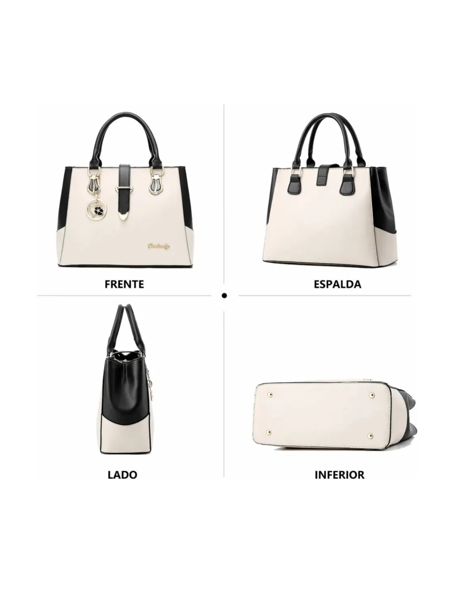 Bolsa crossbody daisy de imitación piel para mujer 2