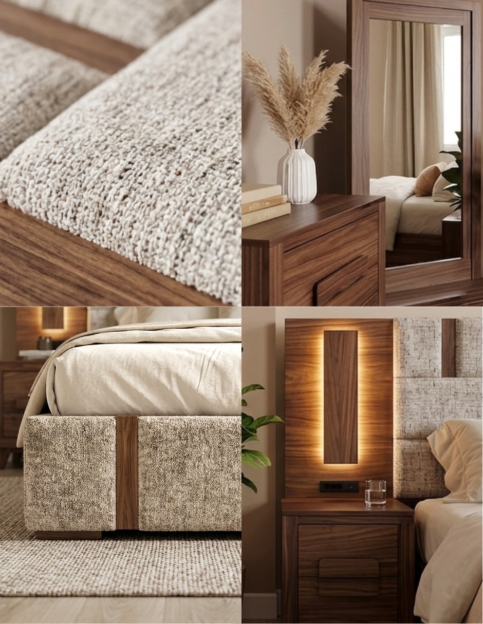 Set Recámara de Madera 5