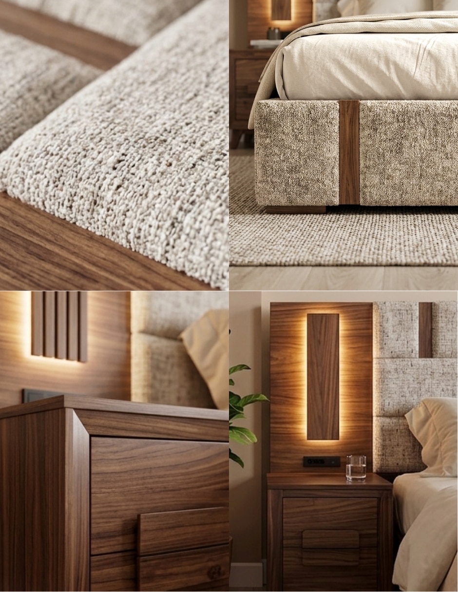 Set Recámara Oriana de Madera 4
