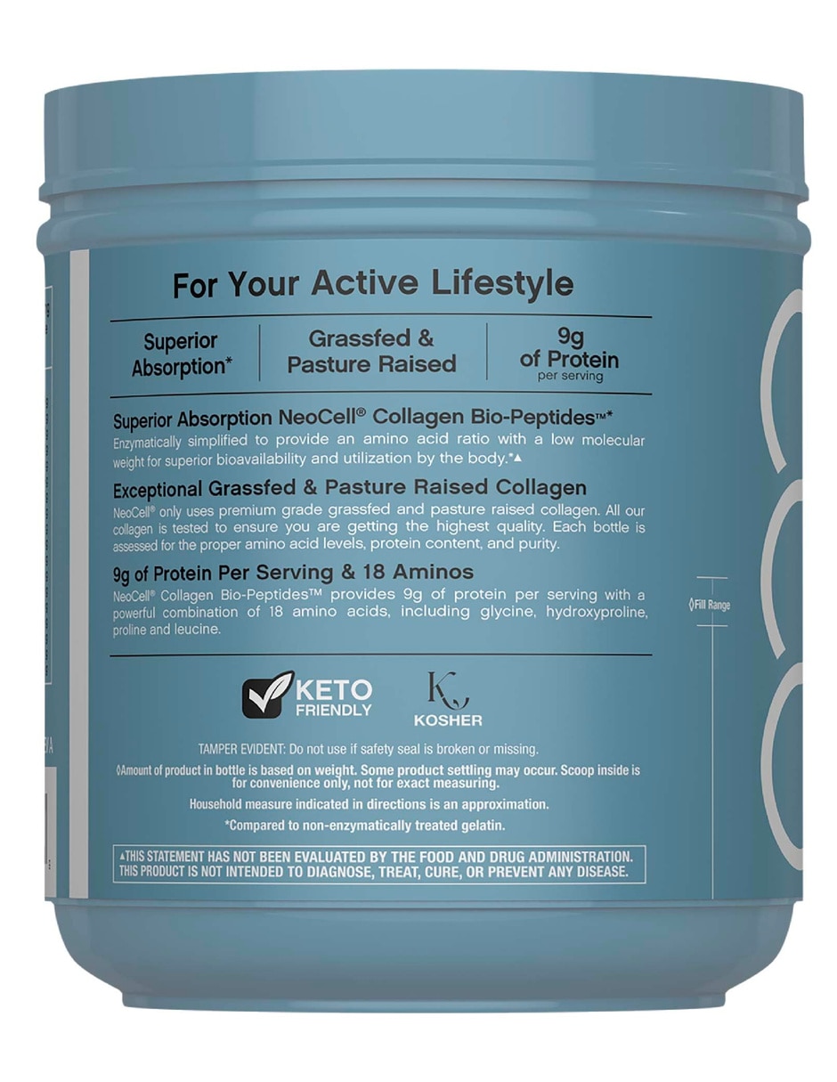 Polvo colágeno Bio Peptides con Aminoácidos de 623 g