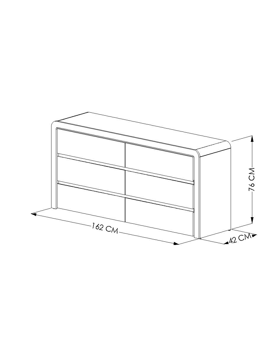 Cómoda de madera álamo 11