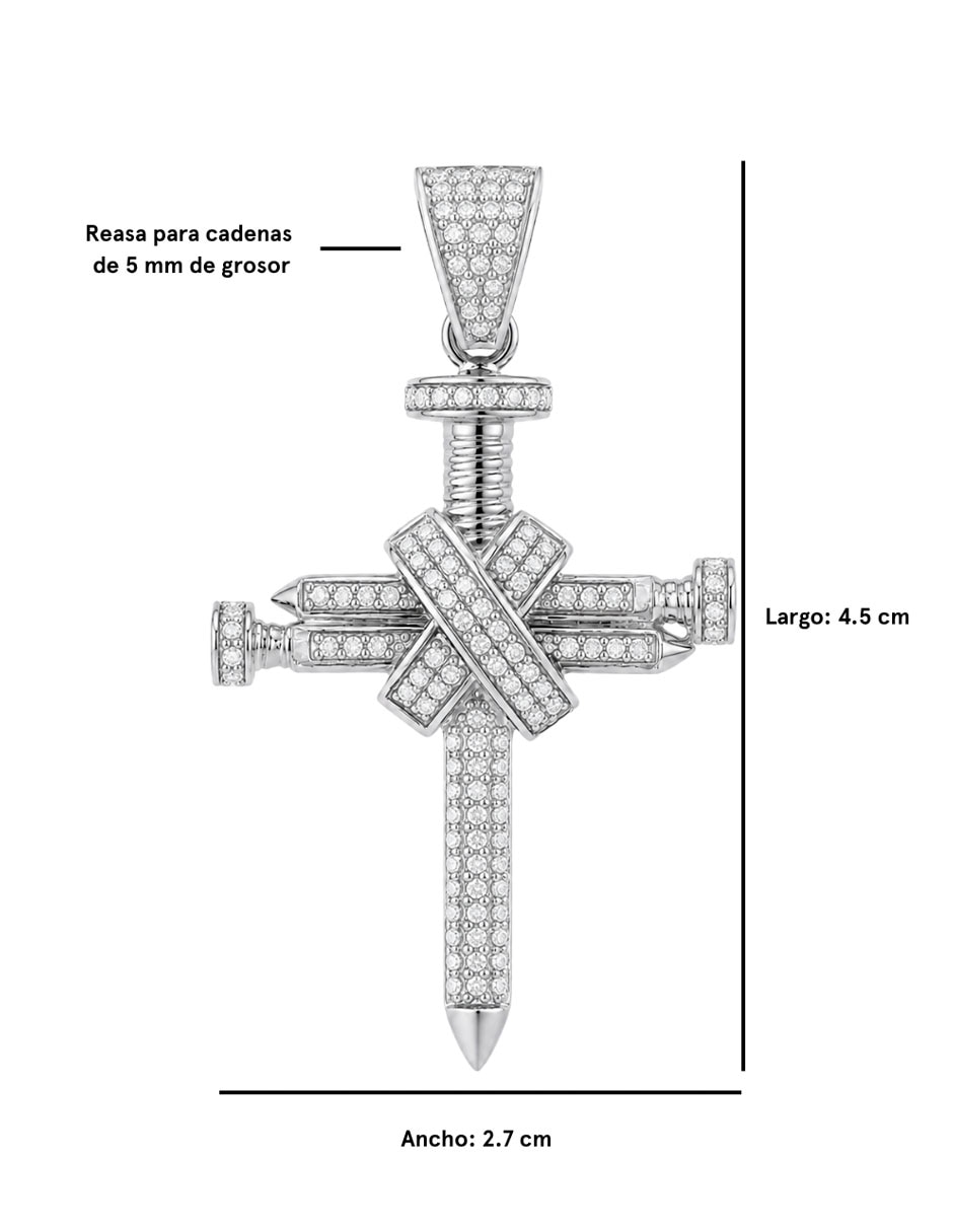 Dije de Cruz No aplica de Plata P 925 3