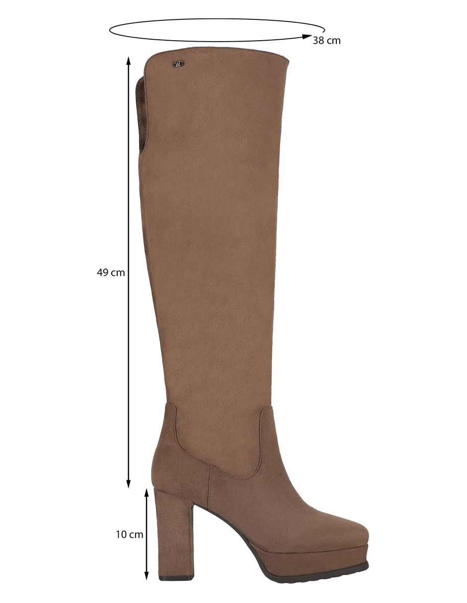 Bota abajo de la rodilla para mujer 8