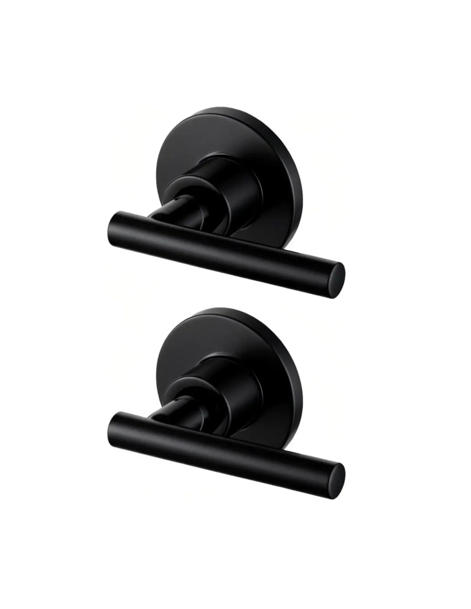 Juego manerales baño Genérica de acero inoxidable 2 piezas