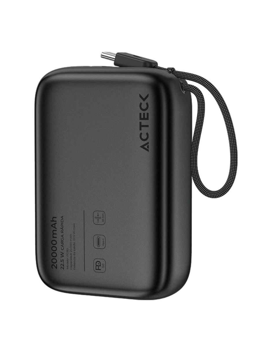 Batería portátil Acteck 20000 mAh Batería portátil Acteck 20000 mAh