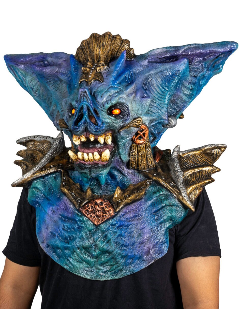 Máscara para disfraz de criatura mitologicafantasía nightmare makers 4