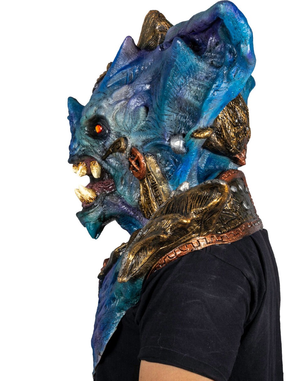 Máscara para disfraz de criatura mitologicafantasía nightmare makers 7
